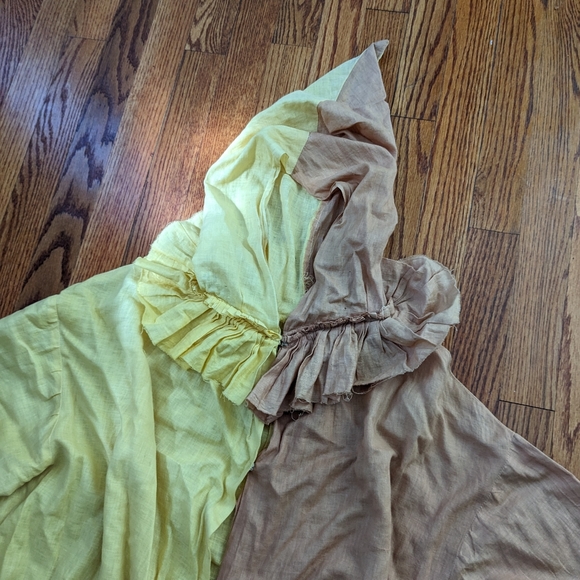 Early Vintage 1920's - 30's Flapper Clown Costume - Picture 5 of 13